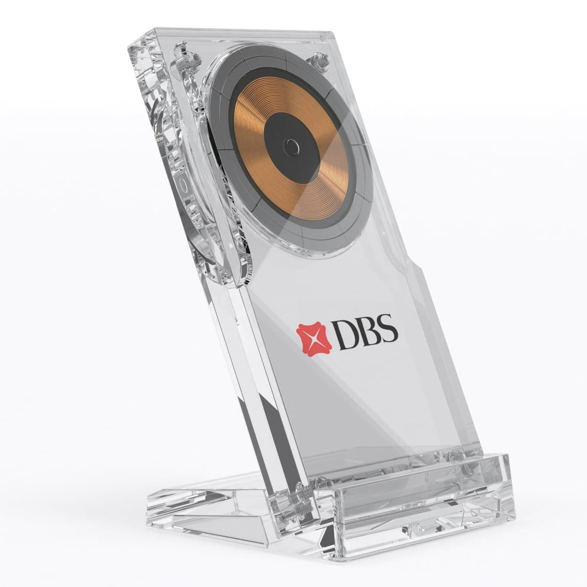 15W MagSafe Acrylic Wireless Charger with Stand - custom logo
