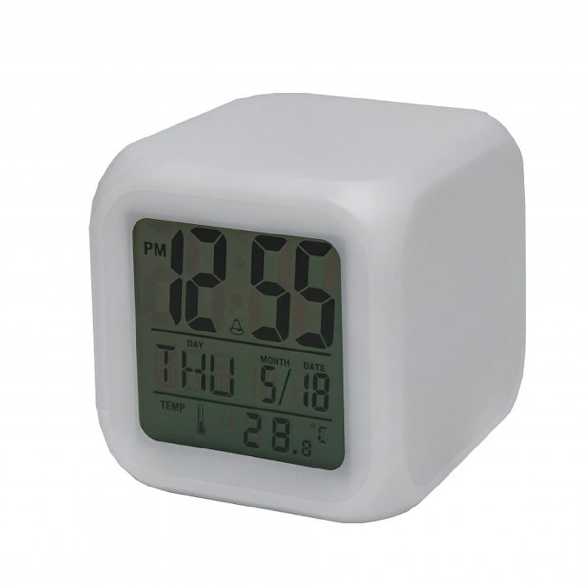 Carlson Colour-changing LCD Clock - custom logo