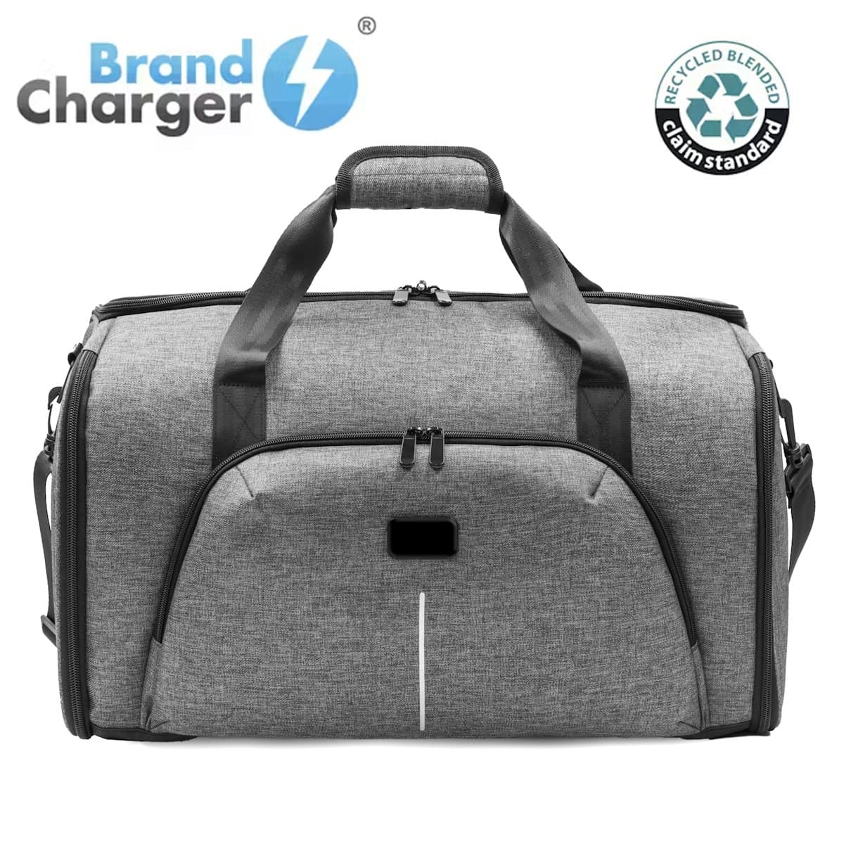 Túi du lịch sạc thương hiệu Voyager RPET - in logo