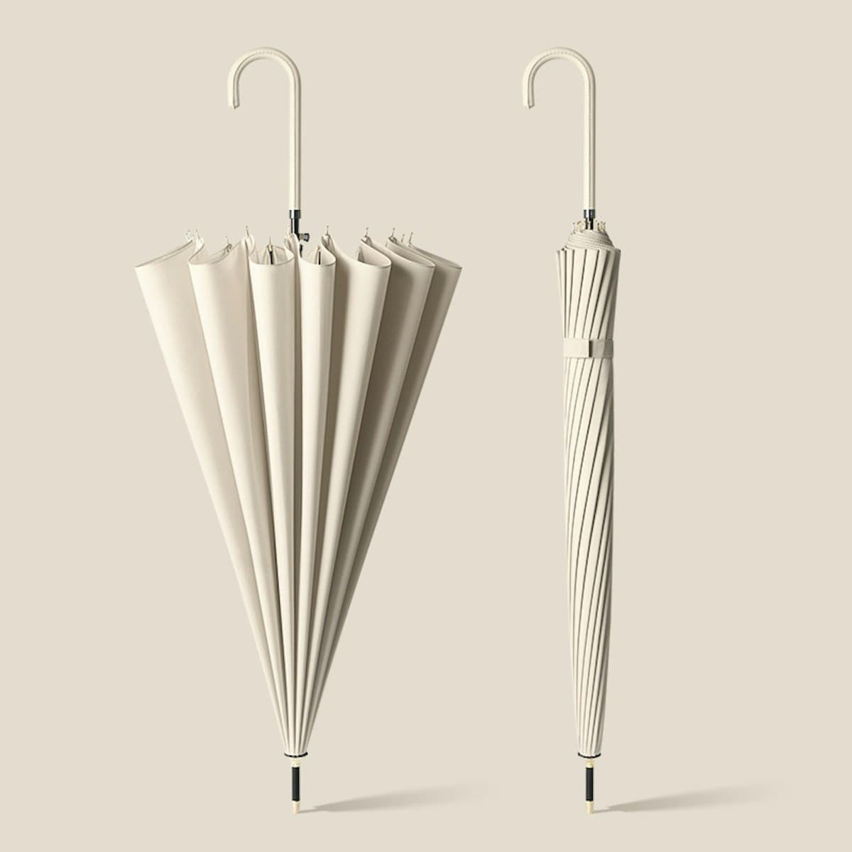 Ô thủ công 23 '' có tay cầm bằng da - in logo