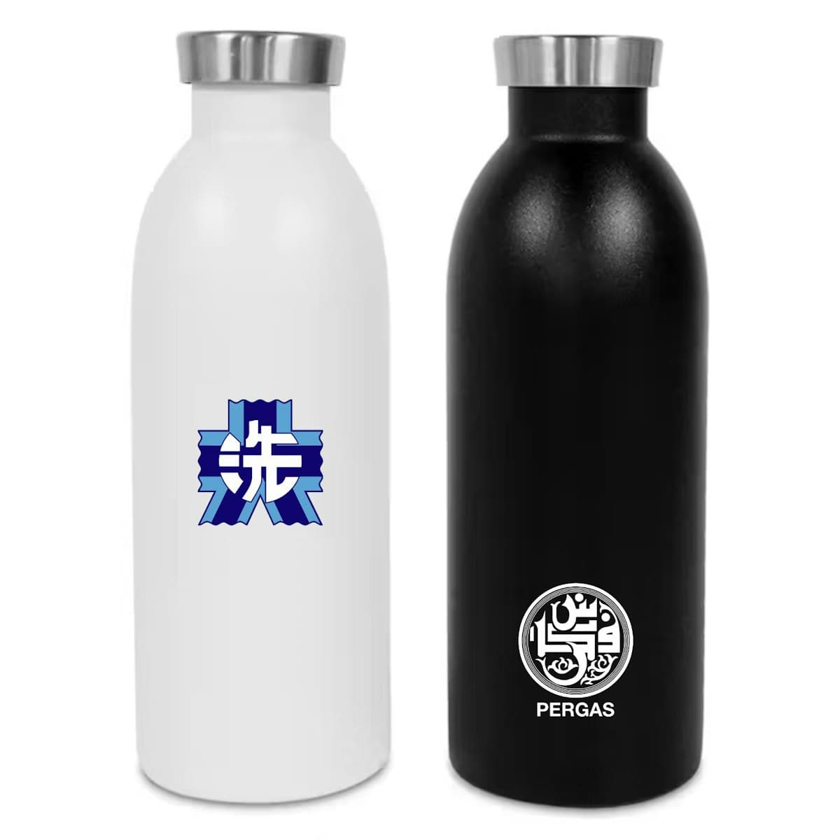 500ml Simple Stainless Steel Water Bottle - custom logo