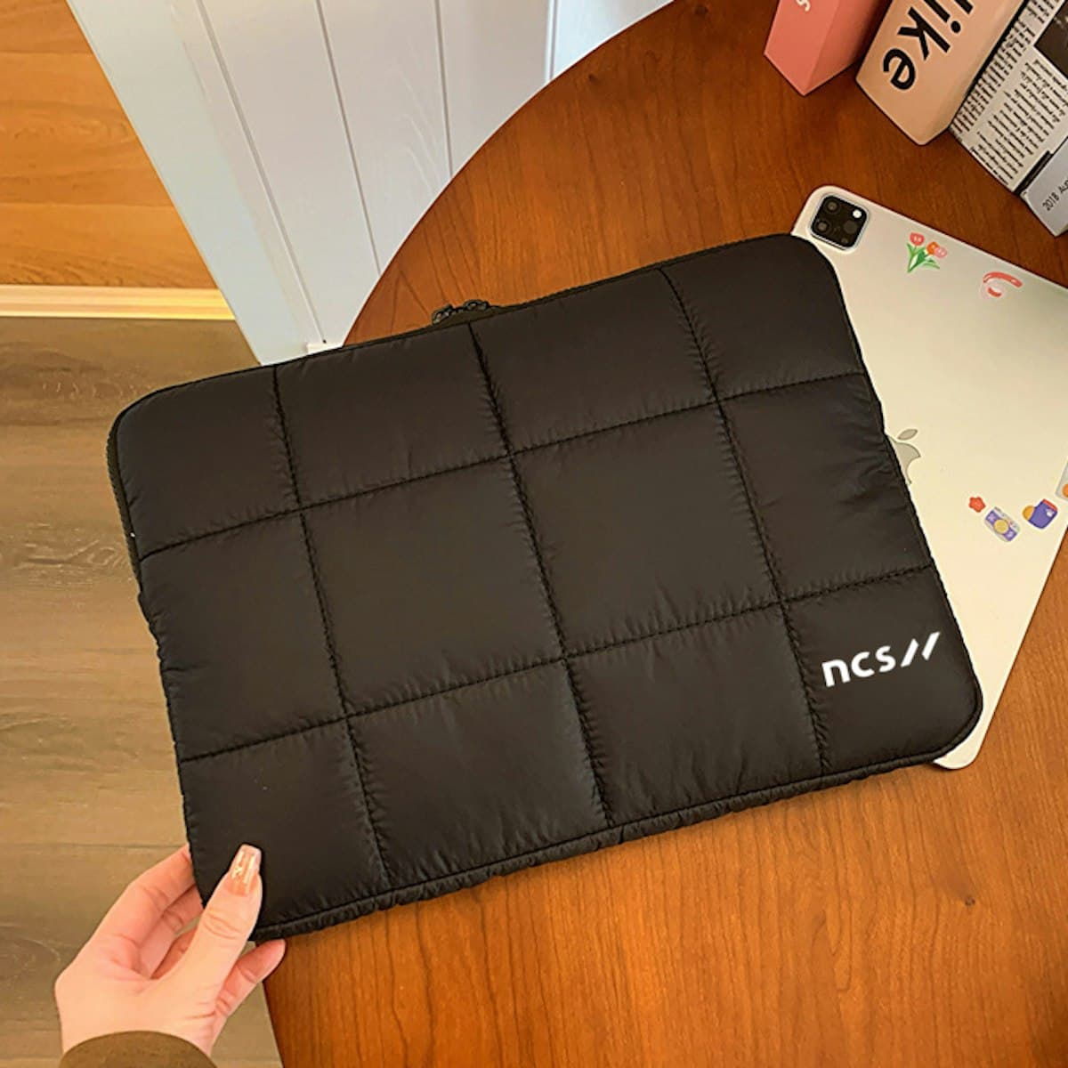 Túi đựng laptop phồng 13 inch - in logo