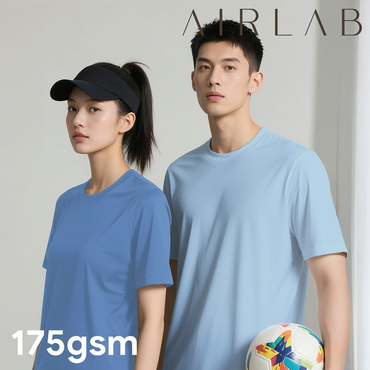 Áo thun cổ tròn AIRLAB Sora Dri-Fit - in logo