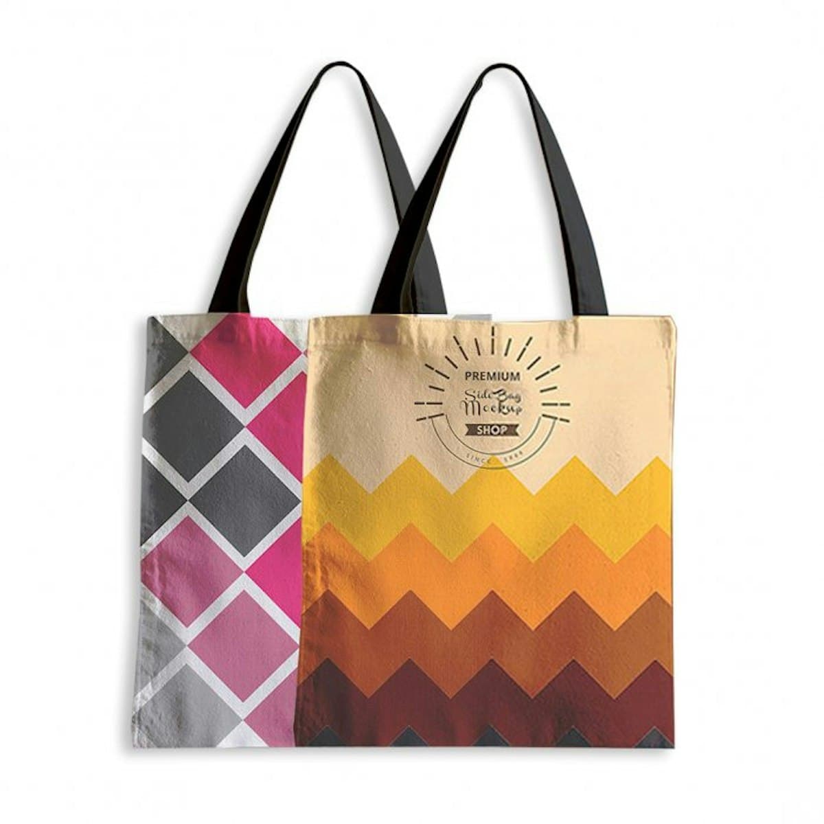 A4 Canvas Tote Bag (Digital Printing) - custom logo