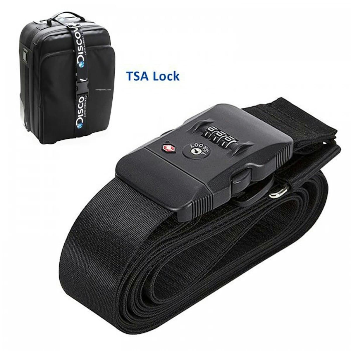 Luggage Strap with Lock (TSA Logo) - custom logo