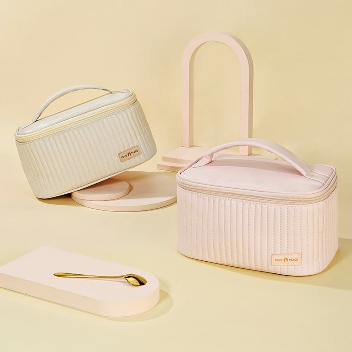 Elite Beauty Pouch with Brush Organiser - custom logo