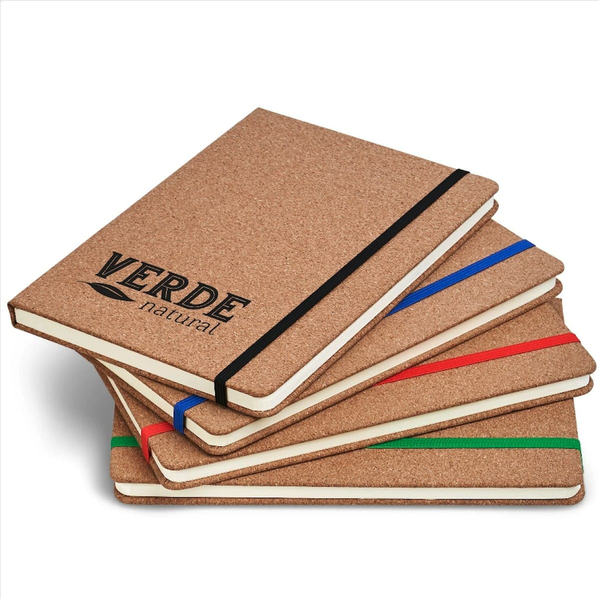 A5 Cork Notebook with Colour Band - custom logo