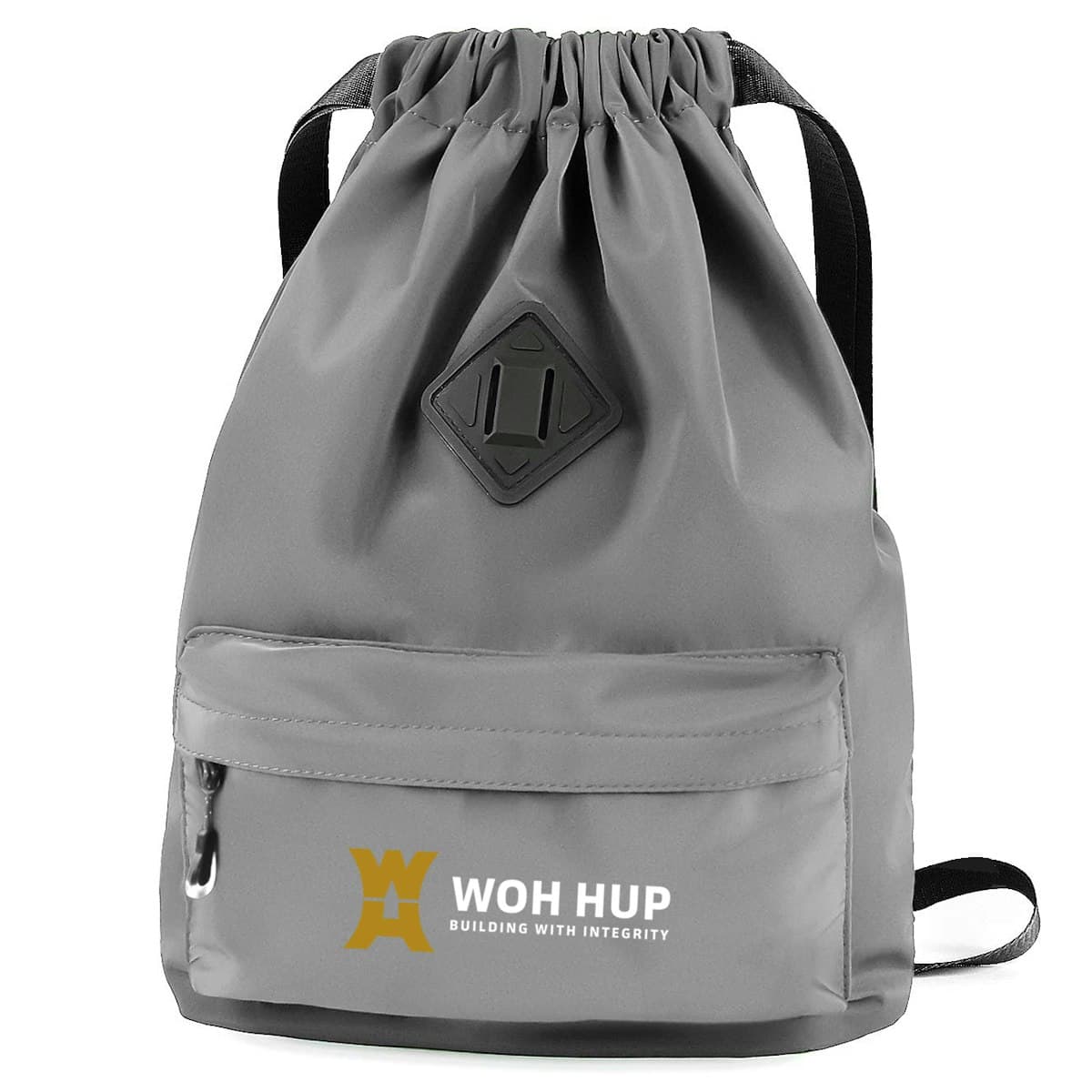 Endurance Multi-Compartment Drawstring Backpack - custom logo