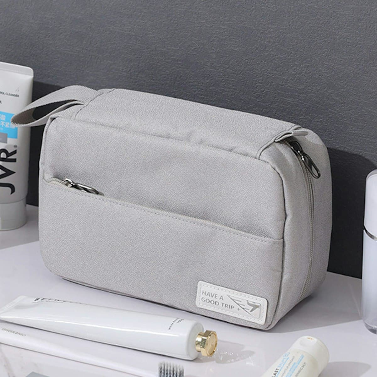Sans Hanging Toiletry Organiser - custom logo