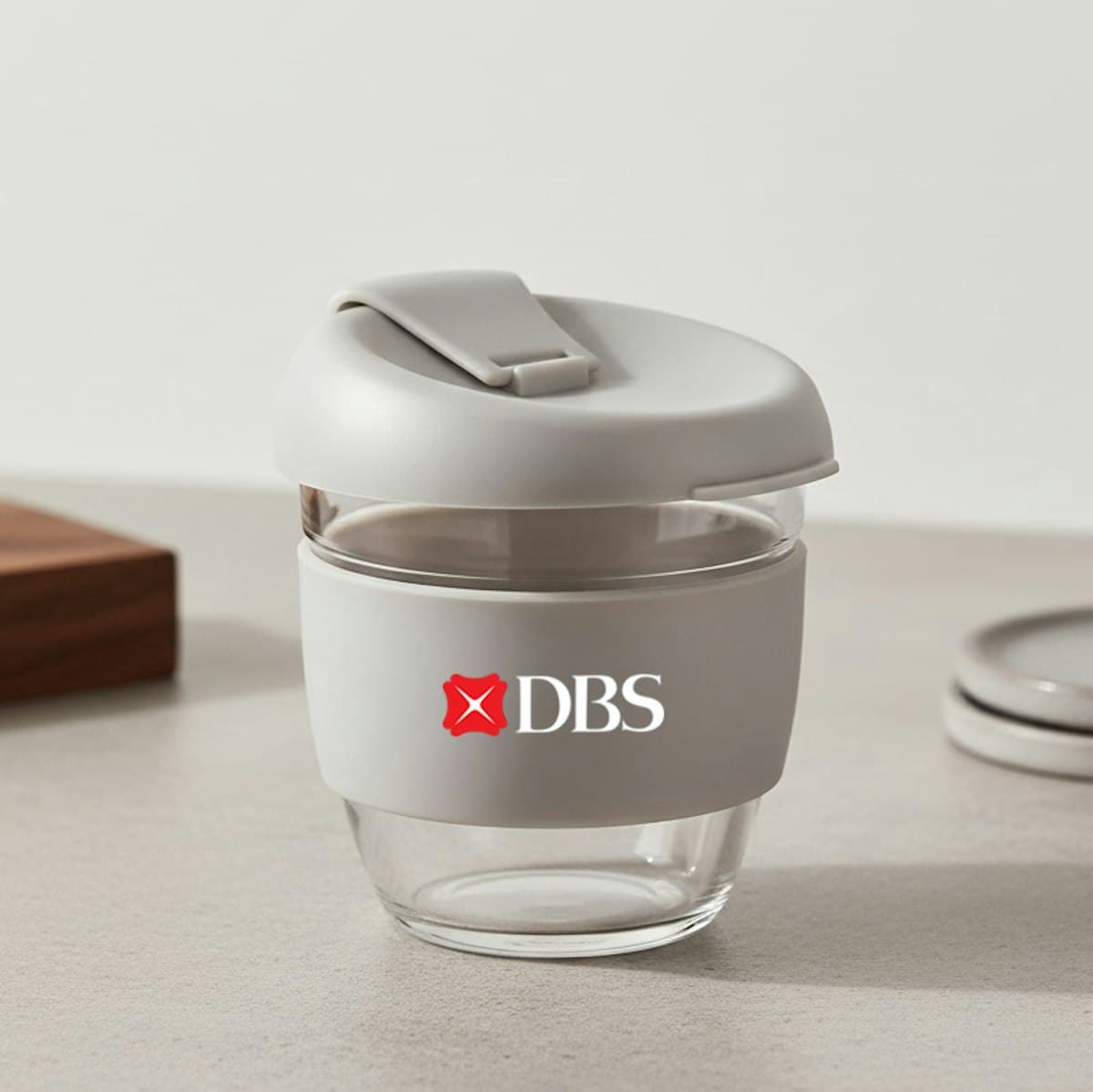 Cốc borosilicate sao 250ml - in logo