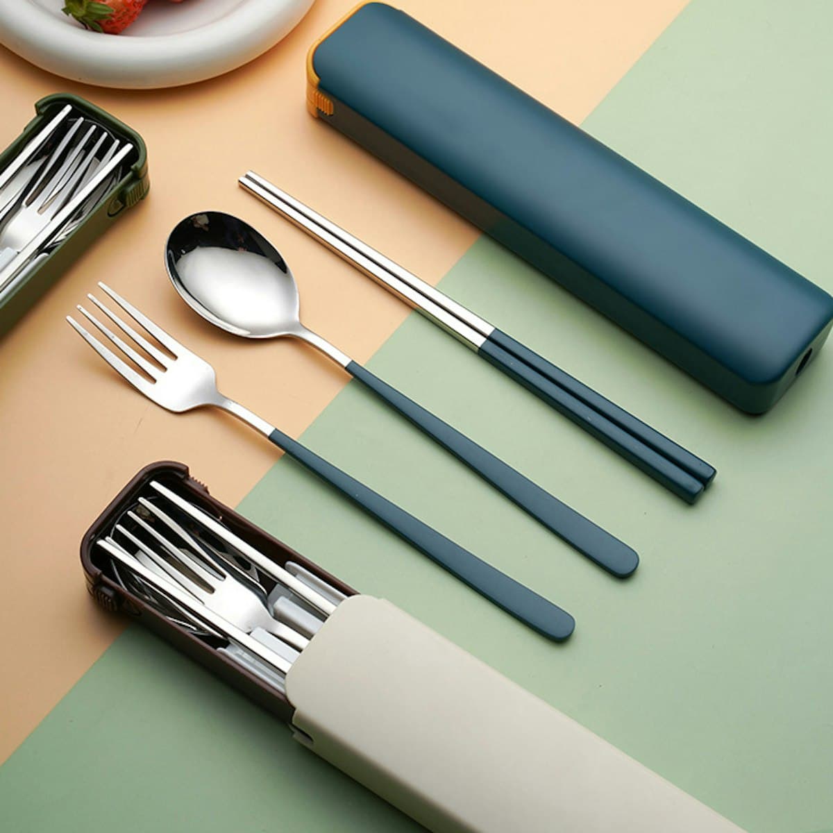 Handy 3 in 1 Cutlery Set - custom logo