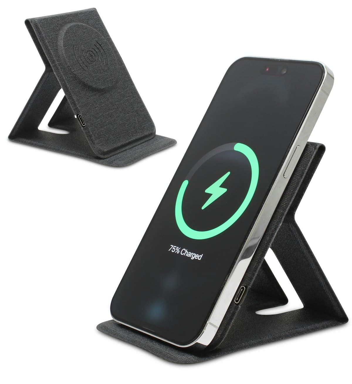 15W Slim Folding Wireless Charger - custom logo