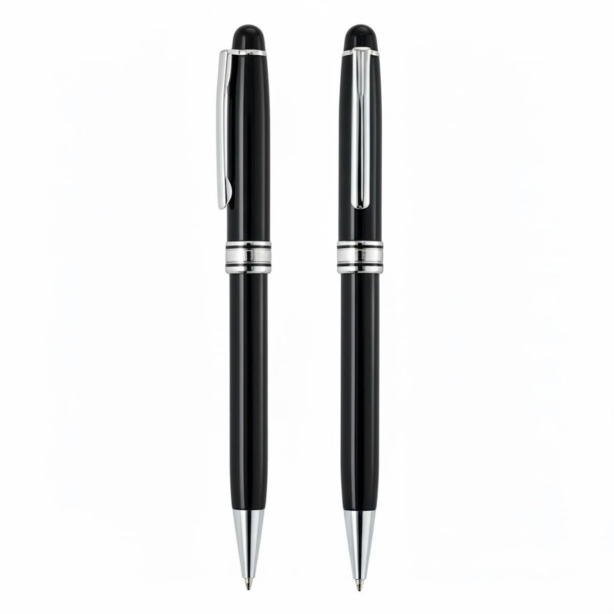 Premio Black Pen (Twist-to-Write) - custom logo
