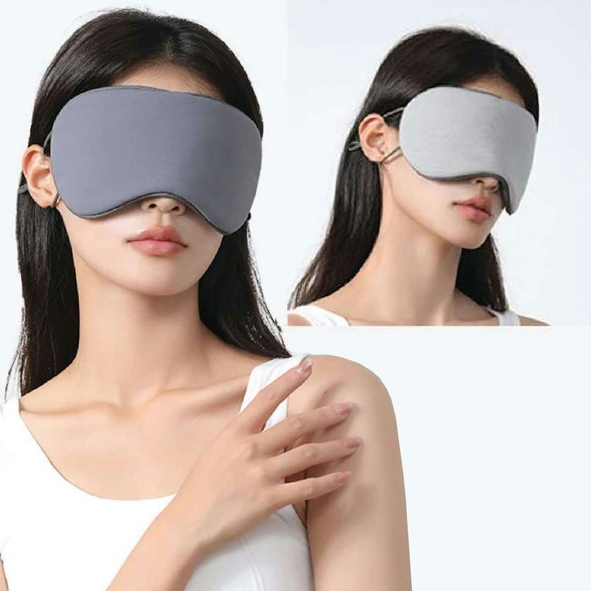 Adjustable Dual Side Usage Sleeping Eye Mask - custom logo