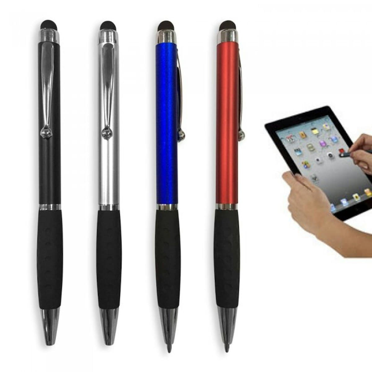 Ball Pen with Stylus (Twist-to-Write) - custom logo