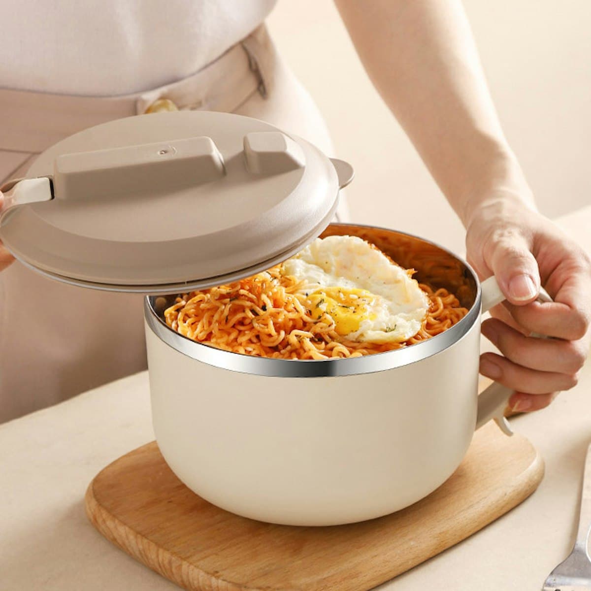 Bát Ramen cách nhiệt Camper 1200ml - in logo