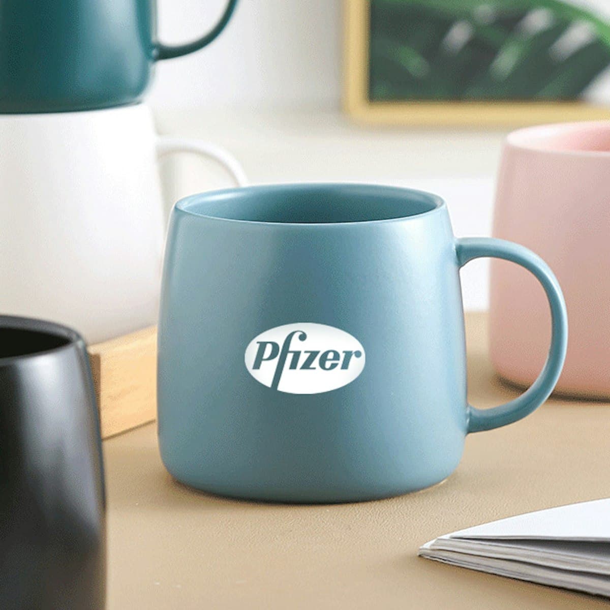 450ml Rondo Ceramic Mug - custom logo