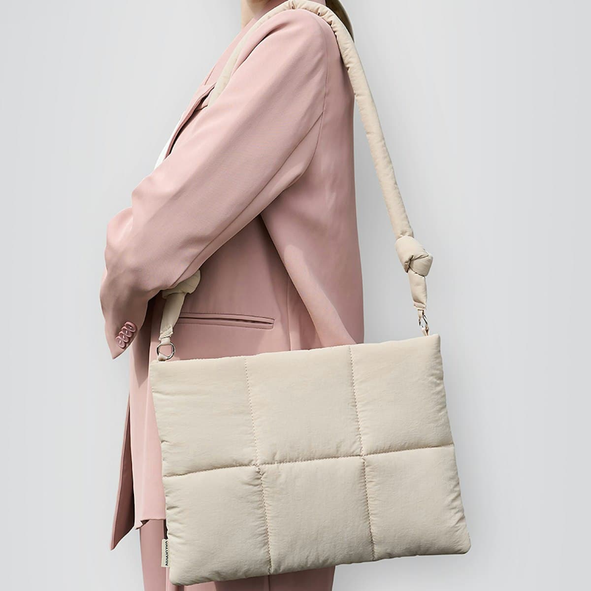 Puffy Quilted Sling Bag - custom logo