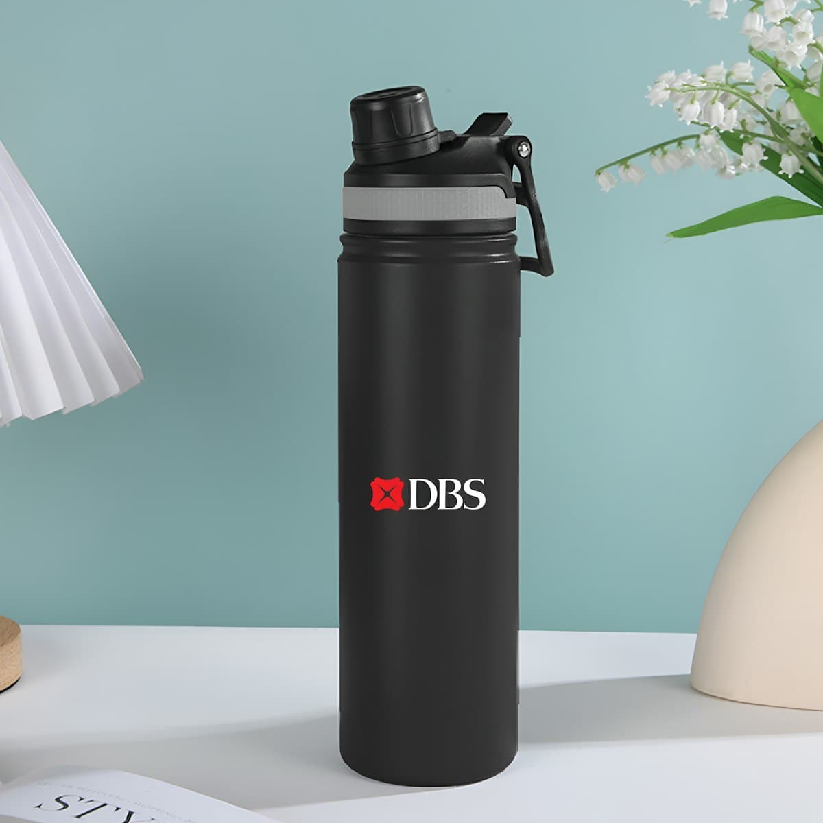 Bình nước đôi bằng thép không gỉ 750ml - in logo