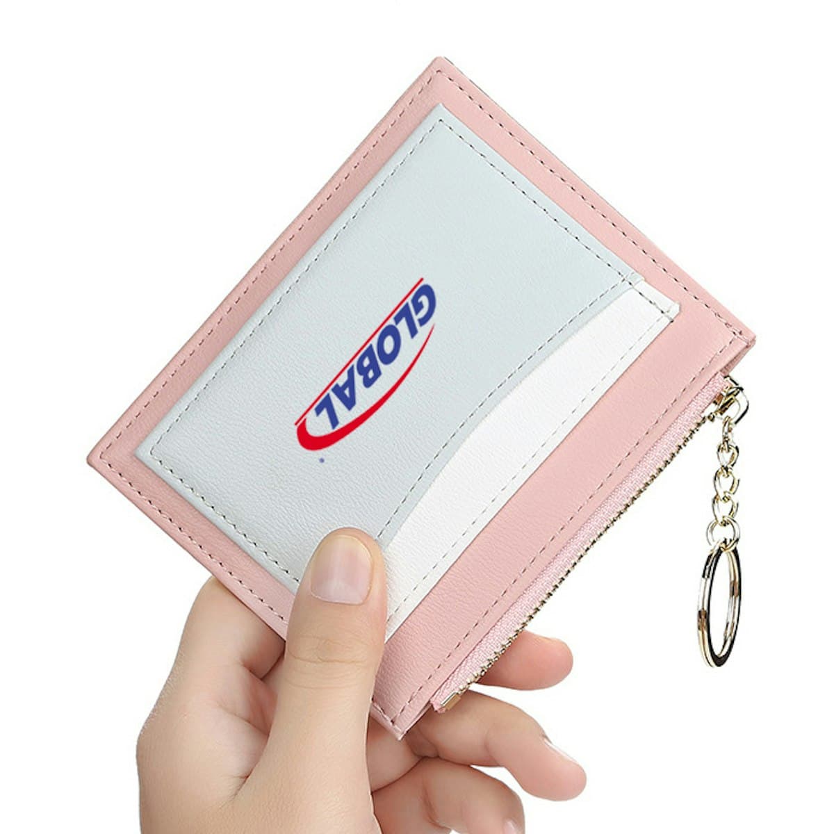 Minimal Coin Pouch with Card Holder - custom logo