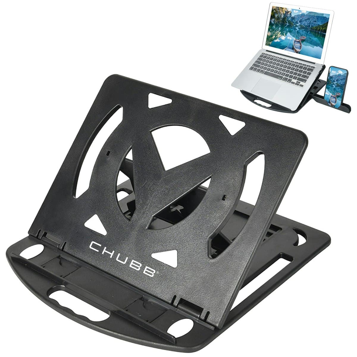 Nottable Laptop Stand with Phone Holder - custom logo