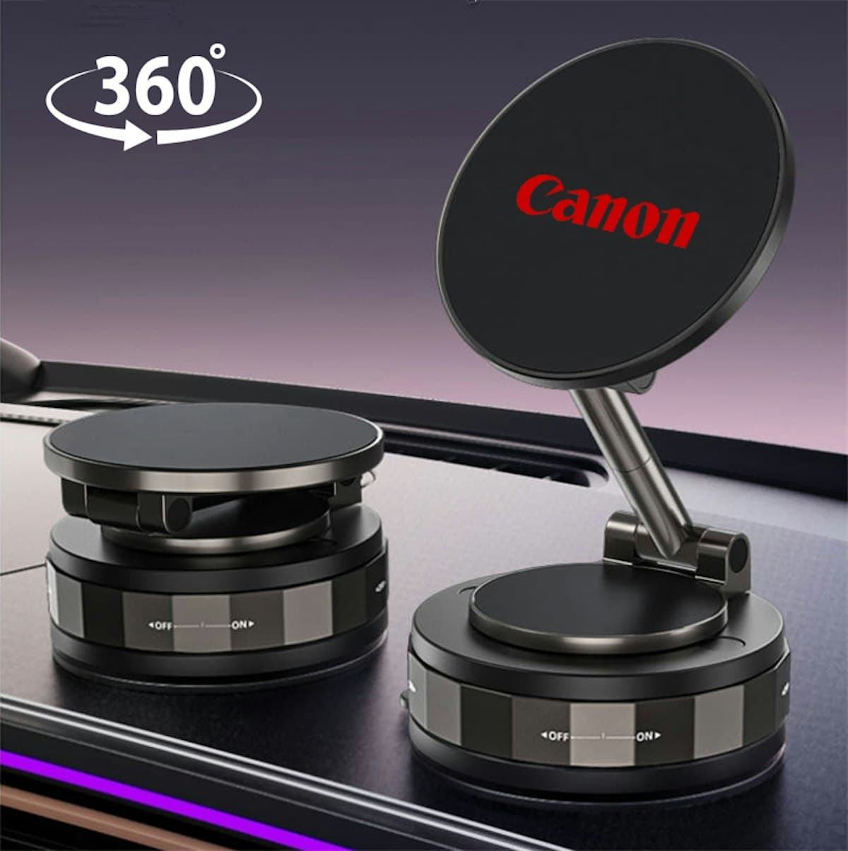 LuxeGrip Magnetic Suction Phone Holder - custom logo