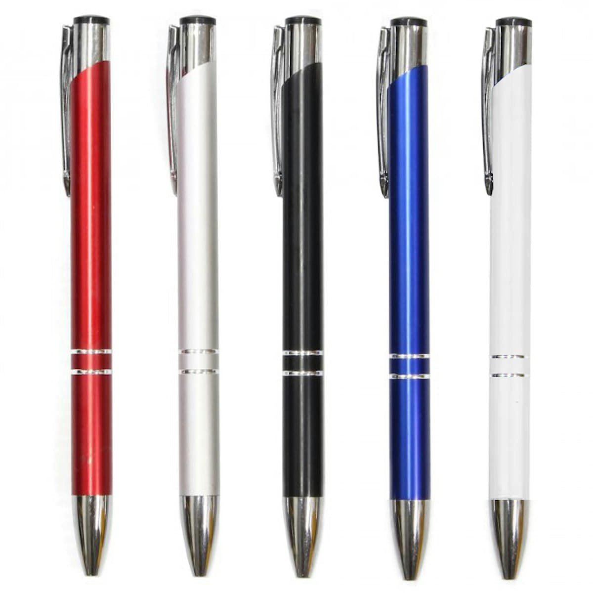 Neon Metal Ball Pen (Click-to-Write) - custom logo