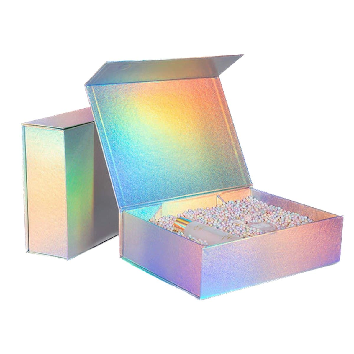 Holographic Magnetic Box - custom logo