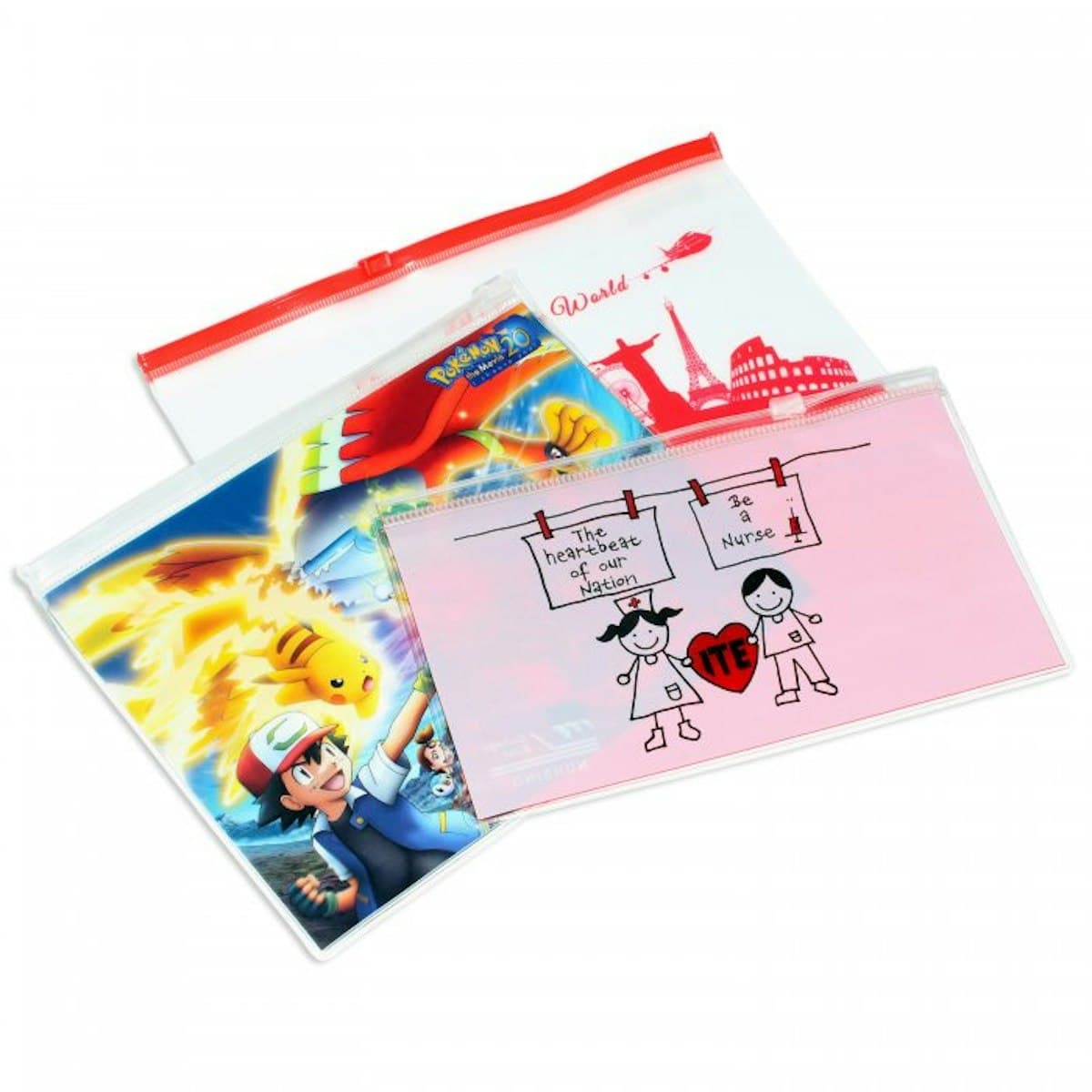 Hộp đựng khóa kéo PVC - in logo