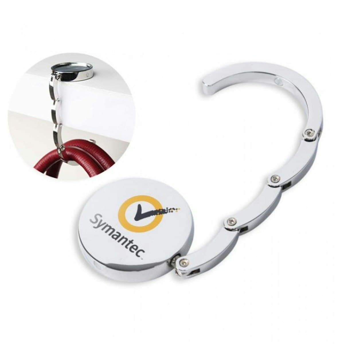 Portable Bag Hanger - custom logo