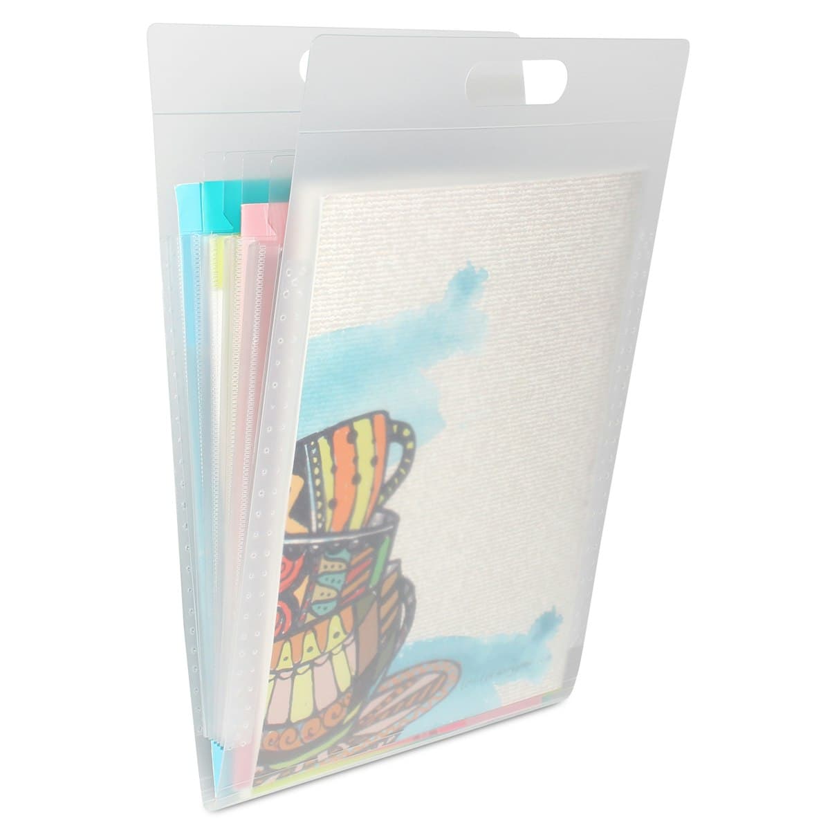 A4 Divider File with Handle - custom logo