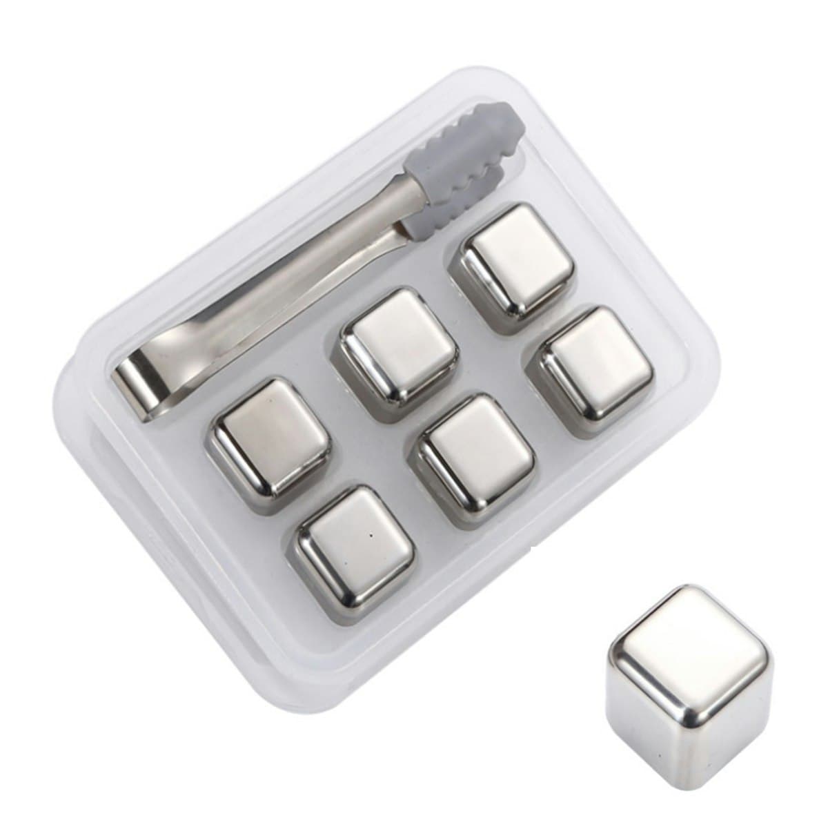 Stainless Steel Ice Cubes - custom logo