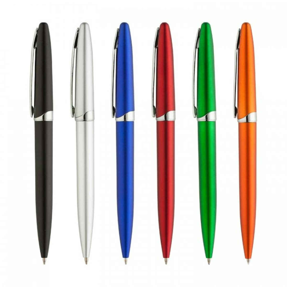 Spring Metallic Ball Pen (Twist-to-Write) - custom logo