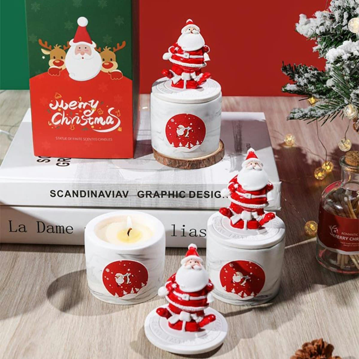 Noel Scented Candle - custom logo