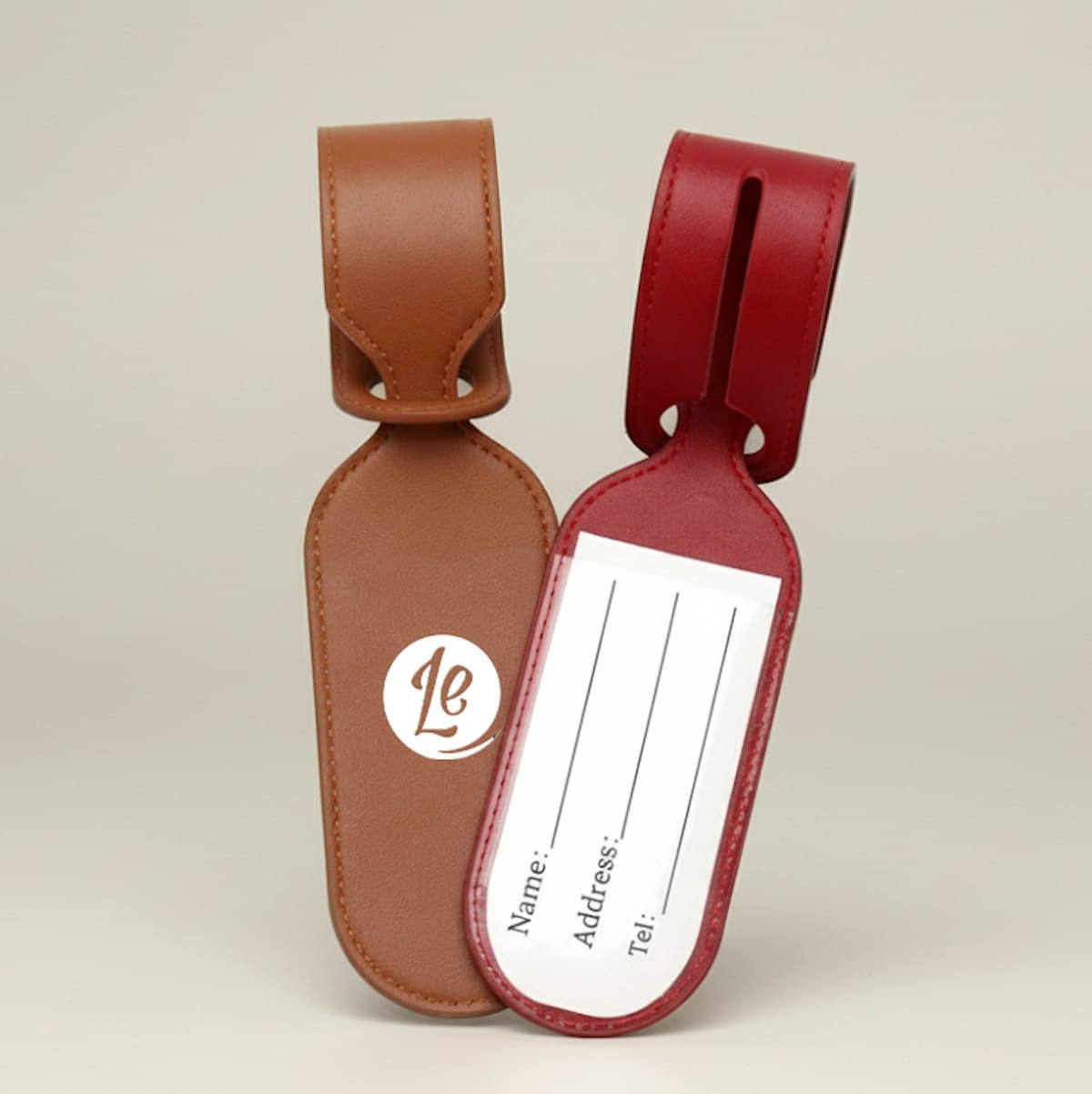Voyage Luggage Tag (PU Leather) - custom logo
