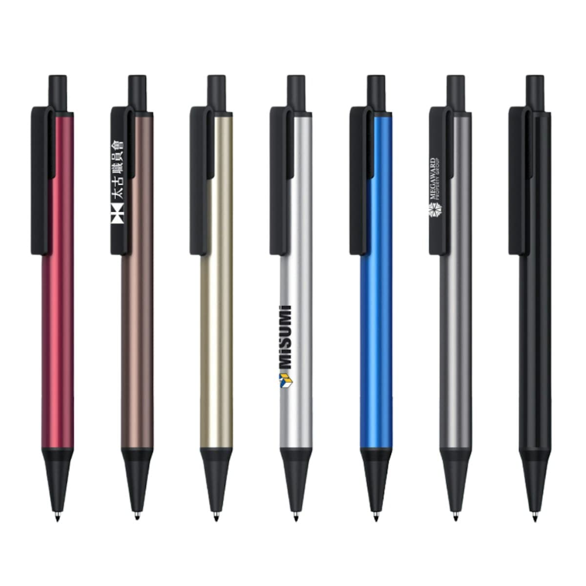 Smooth Ball Pen (Click-to-Write) - custom logo