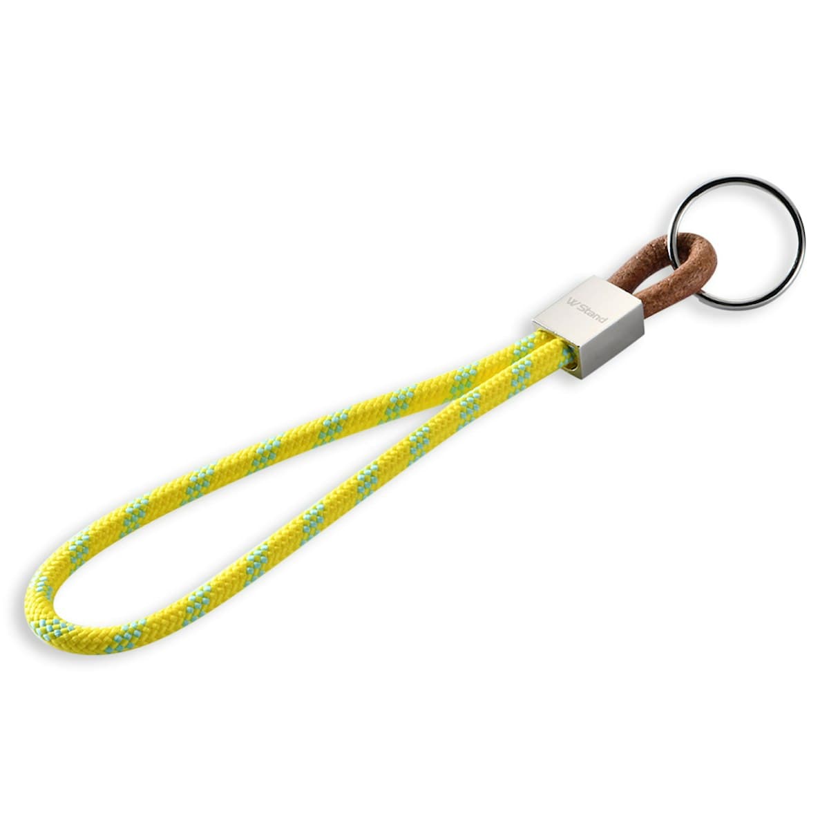 Tubular Wristlet with Keyring - custom logo