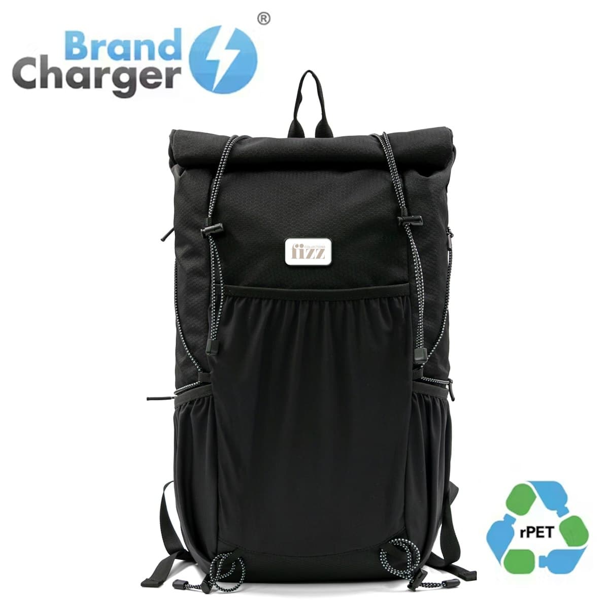Ba lô sạc thương hiệu Venturer RPET - in logo