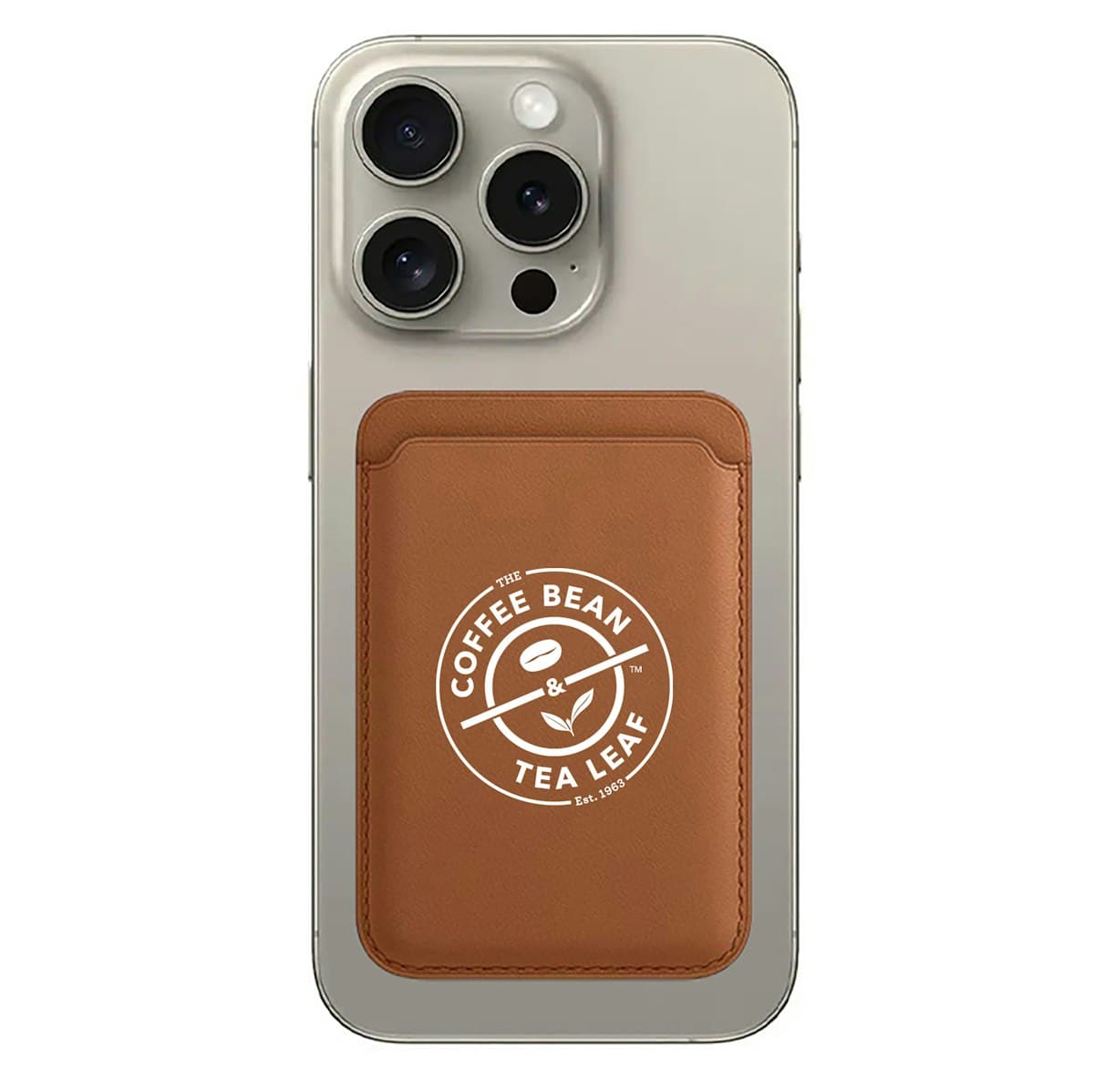 Leather Magnetic Wallet Card - custom logo