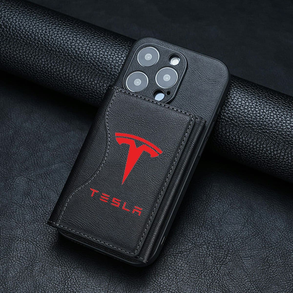 Pret Leather Card Holder (Magsafe) - custom logo