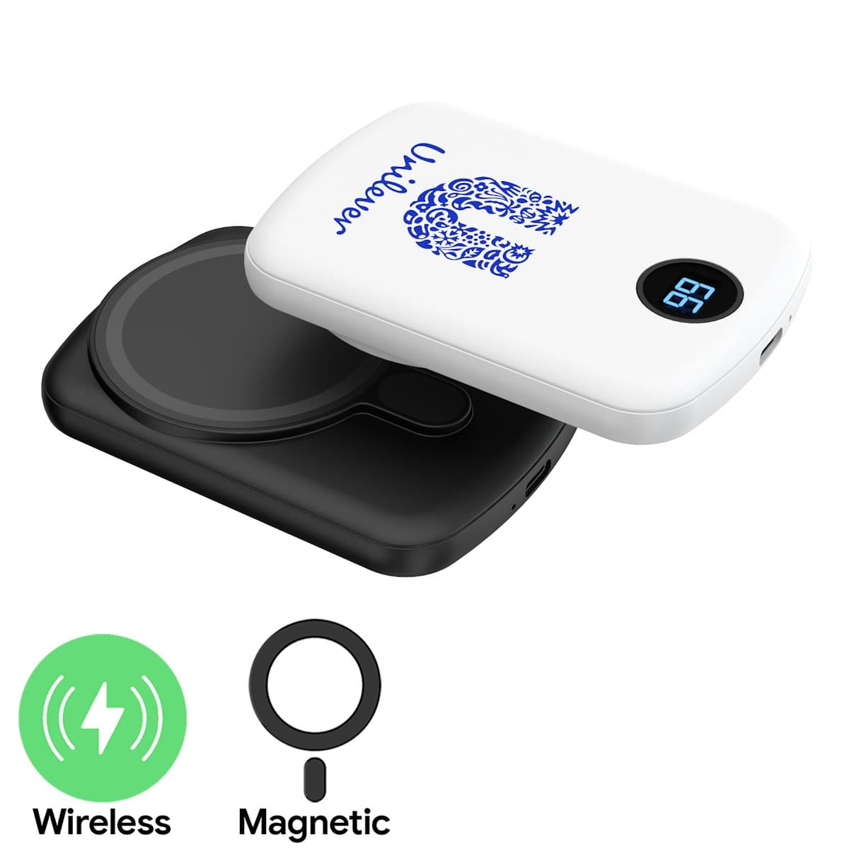 5,000mAh Slim MagSafe Magnetic Powerbank - custom logo