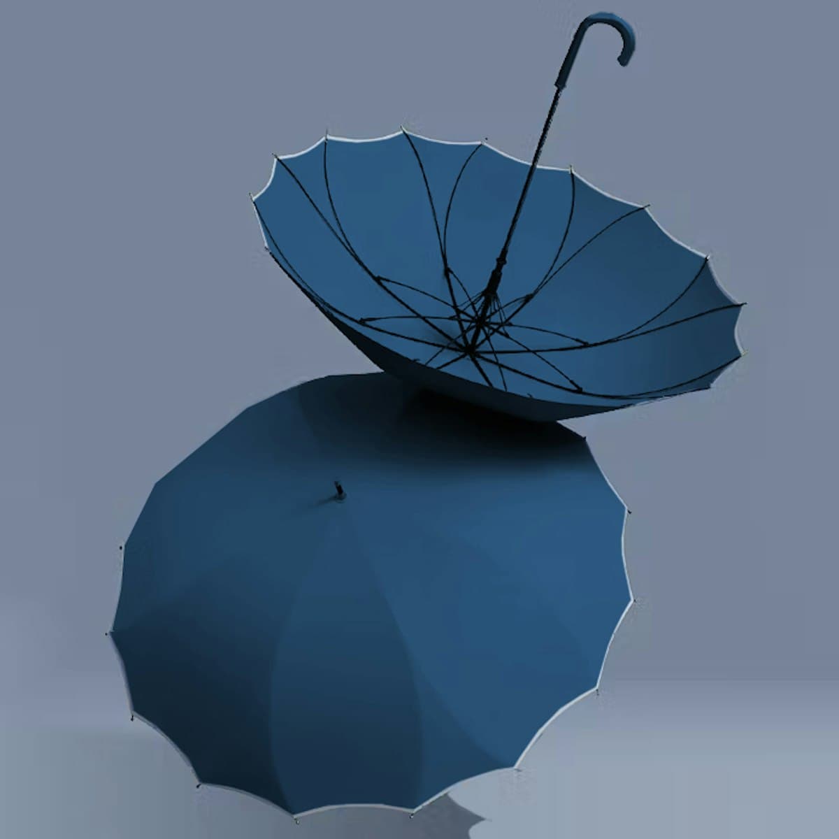Ô dù 23'' (Bảng điều khiển liền mạch) - in logo