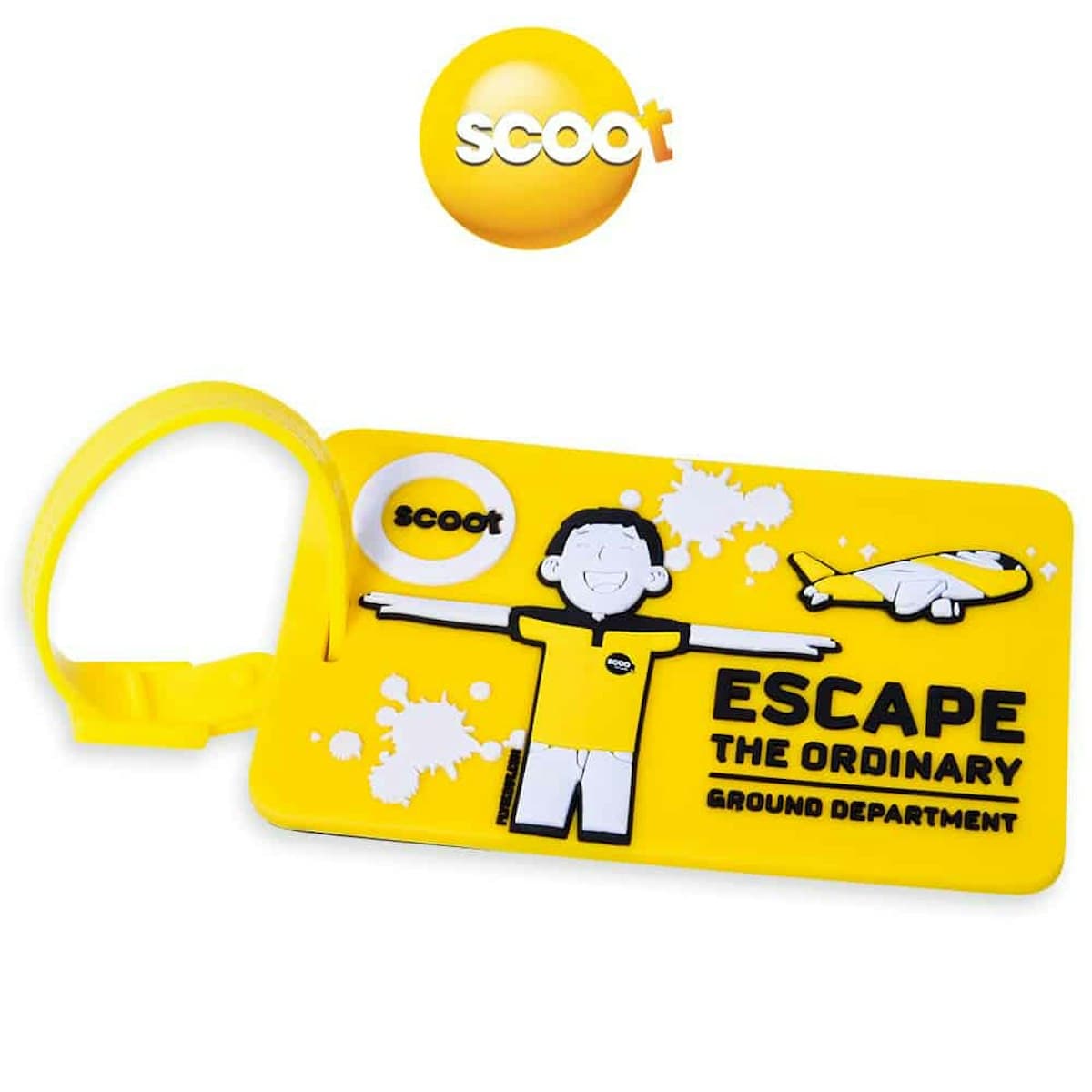 Customised PVC Luggage Tag - custom logo