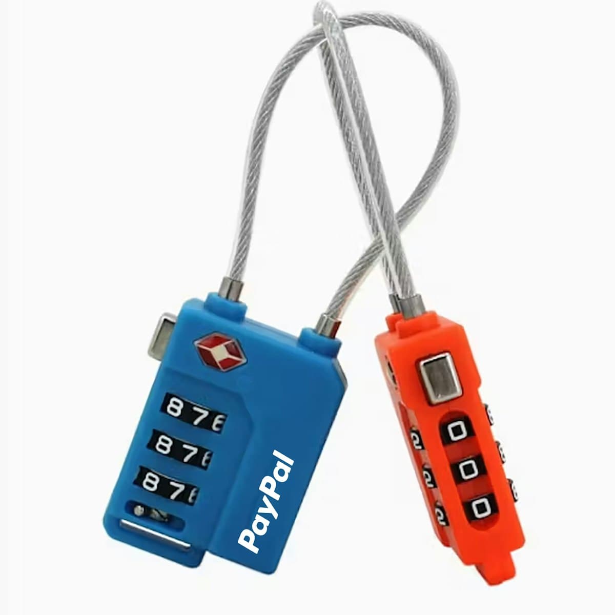 TSA Metal Lock - custom logo