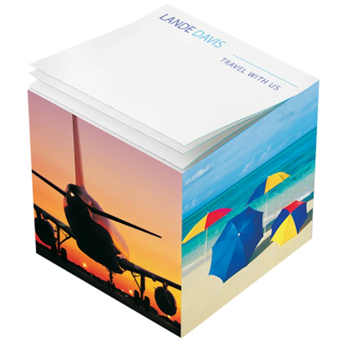 Bản ghi nhớ tùy chỉnh Đăng nó Cube - in logo