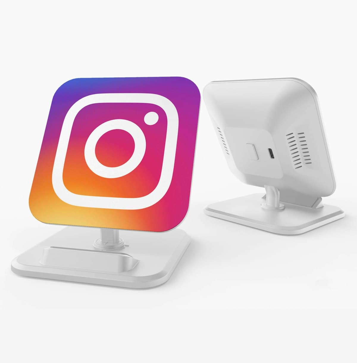 Halo Adjustable 10W Wireless Charger Phone Holder - custom logo