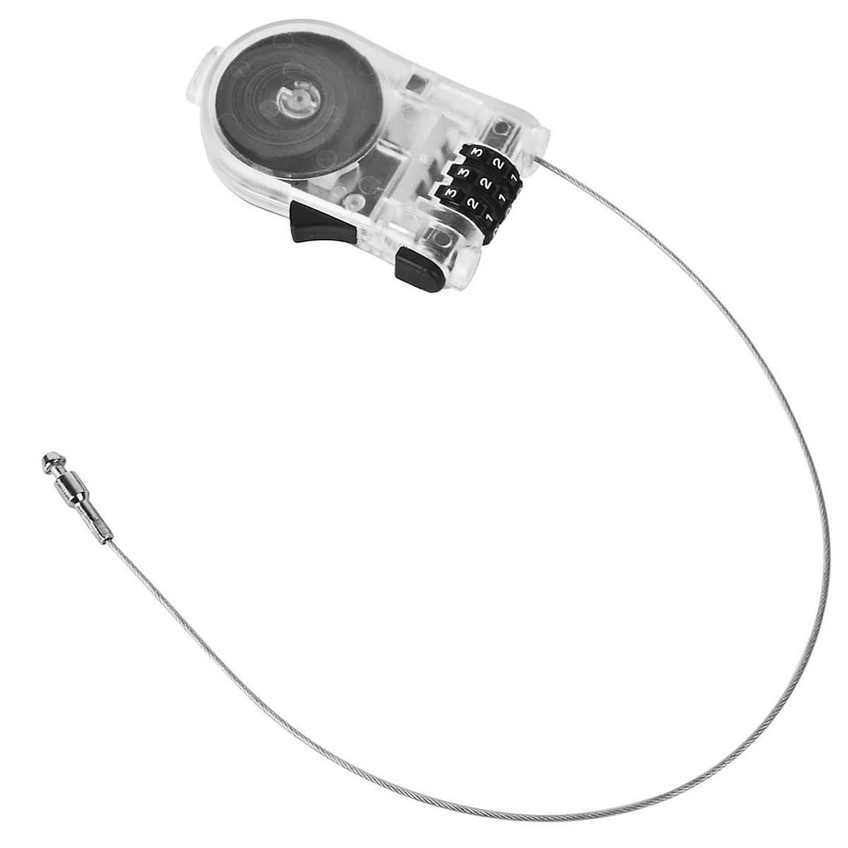 Retractable Travel Cable Lock - custom logo