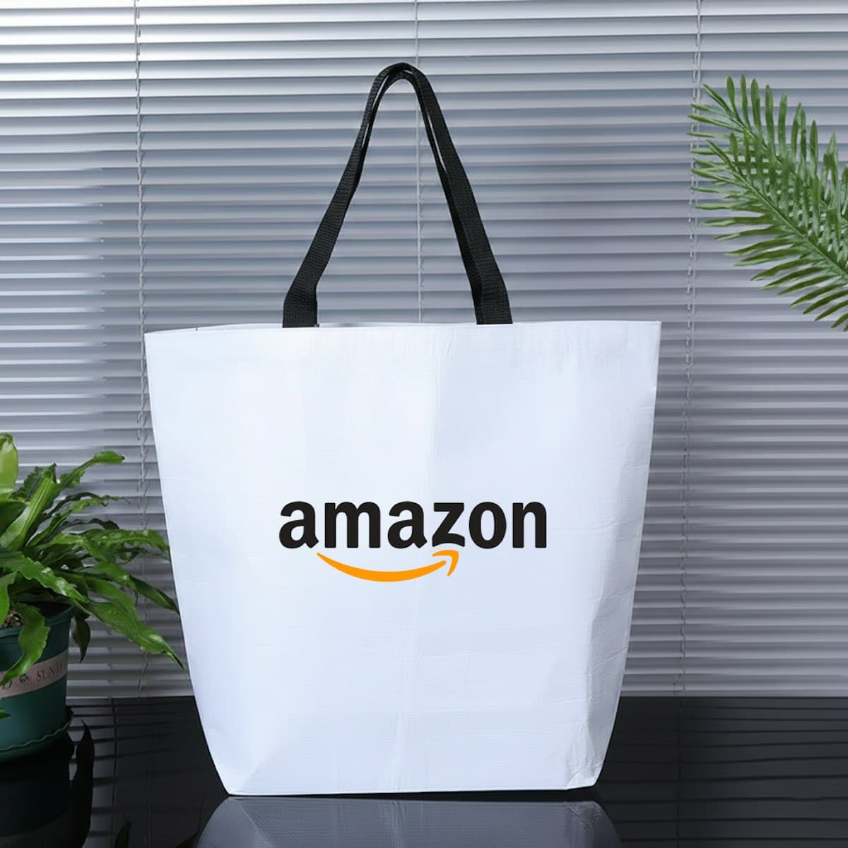 Medium RPET Woven Bag with Matte Lamination - custom logo