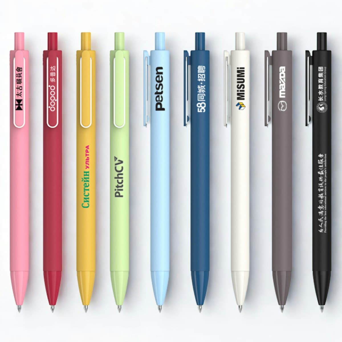 REALM Gel Pen (Click-to-Write) - custom logo