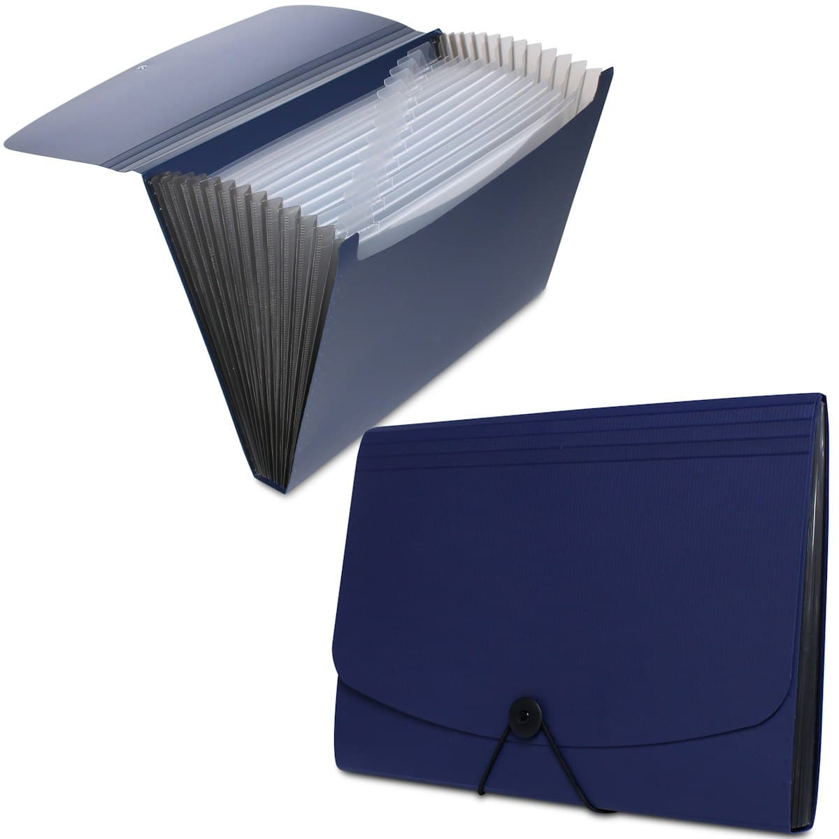 Expandable Document File with 13 Pockets - custom logo
